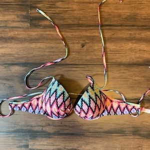 Victoria Secret push up swim bikini top 32B